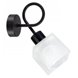 LAMPA KINKIET ścienny stały loft Klosz SZKLANY