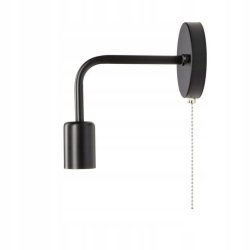 Lampa ścienna KINKIET stały LOFT 1x E27 z włącznikiem on/off łańcuszkowym