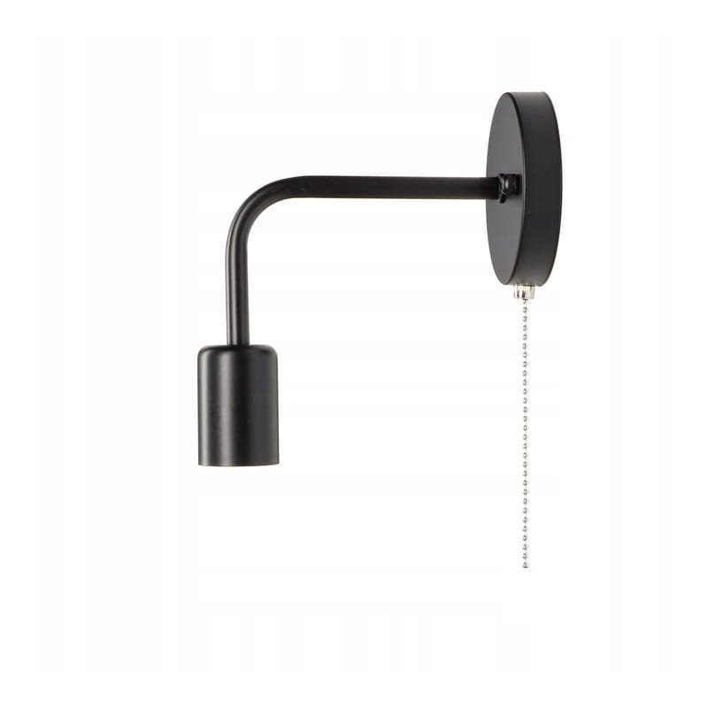 Lampa ścienna KINKIET stały LOFT 1x E27 z włącznikiem on/off łańcuszkowym