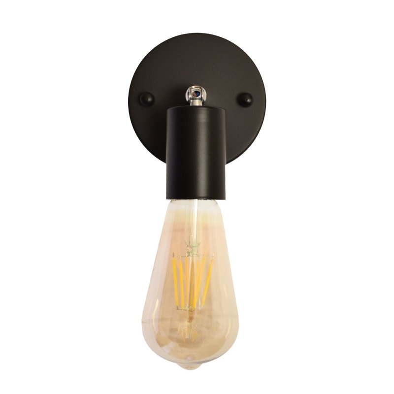 Lampa ścienna KINKIET ruchomy LOFT 1x E27 z włącznikiem on/off łańcuszkowym