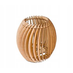 LAMPA sufitowa KINKIET ścienny na E27 ruchomy loft BECZUŁKA 20cm Drewno