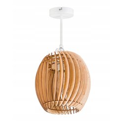 LAMPA sufitowa KINKIET ścienny na E27 ruchomy loft BECZUŁKA 20cm Drewno