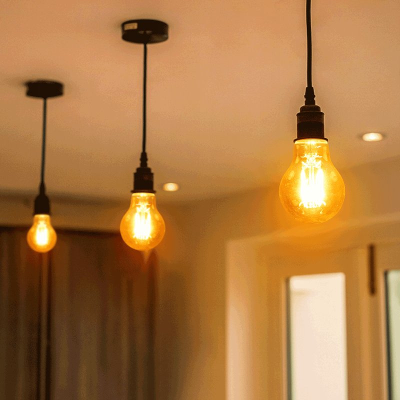 6x Żarówka LED filament E27 A60 12W CIEPŁA retro Vintage Zestaw LEDOWY