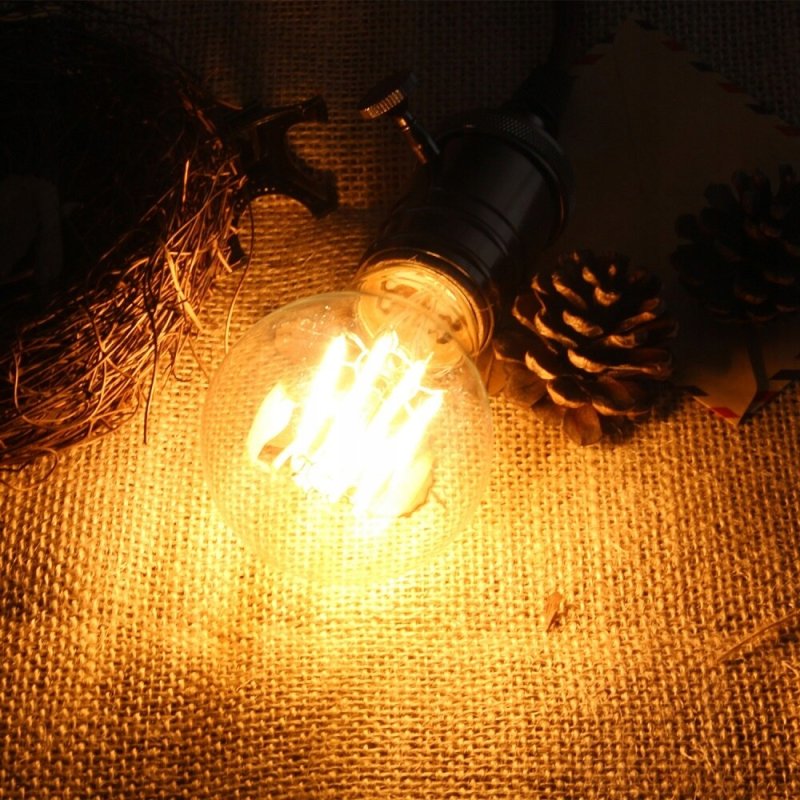 10x Żarówka LED filament E27 A60 12W biała CIEPŁA retro CLEAR Zestaw LEDOWY
