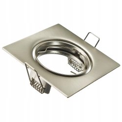 Oprawa sufitowa aluminiowa kwadrat stała na LED + gu10
