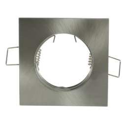Oprawa sufitowa aluminiowa kwadrat stała na LED + gu10
