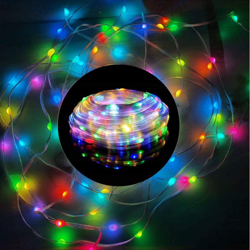 MAGICZNE LAMPKI CHOINKOWE TAŚMA LED RGB 1MLN KOLORÓW 50 LED 5m na USB DC5V