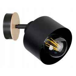 Lampa sufitowa KINKIET ścienny Drewno regulowany LOFT klosz kubek na E27