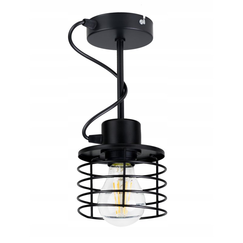 LAMPA WISZĄCA sufitowa ŻYRANDOL PLAFON loft drut