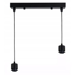 LAMPA sufitowa wisząca ZWIS belka ŻYRANDOL na E27 KULA Szklana chrom clear