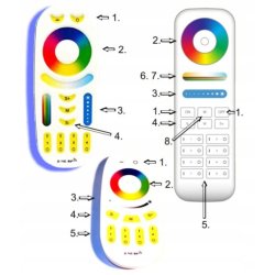 Sterownik korytarzowy RGB WS2811 WS2812 12V/24V cyfrowy digital płynąca