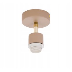 LAMPA sufitowa KINKIET ścienny regulowany E27 drut DIAMENT KASZMIR beż ecru