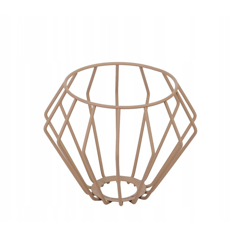Klosz druciany metalowy METAL do lamp E27 LOFT BRYLANT KASZMIR beż ecru