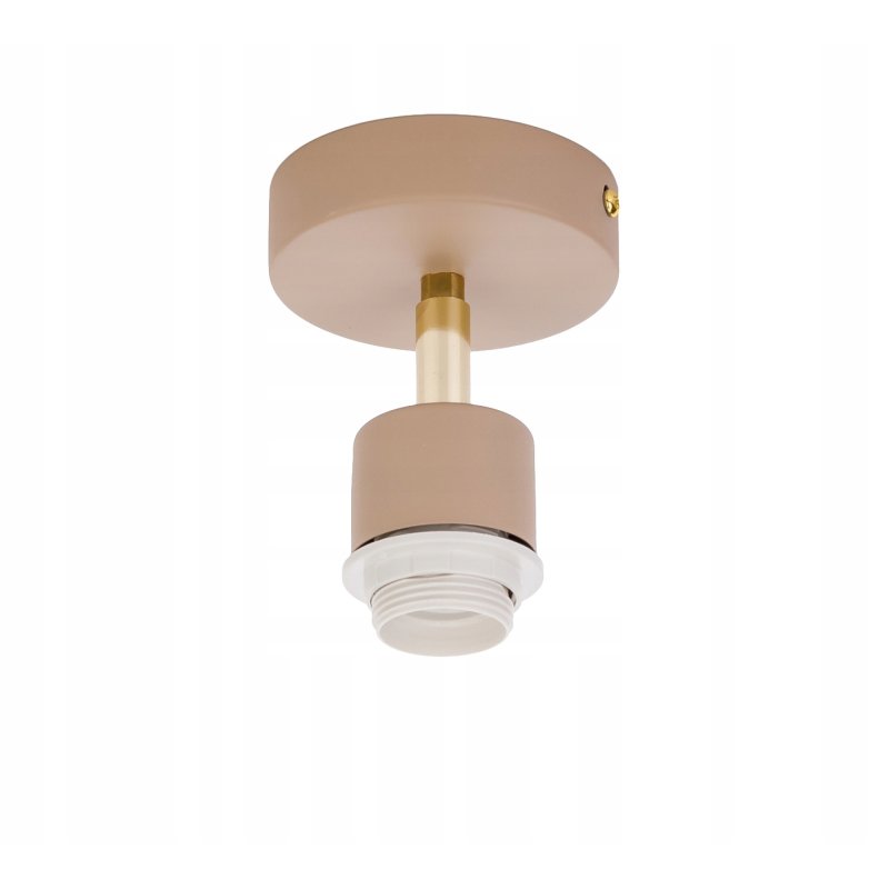 LAMPA sufitowa KINKIET ścienny regulowany E27 drut KULA KASZMIR beż ecru