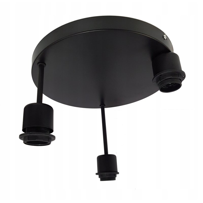 LAMPA PLAFON żyrandol Wysoka sufit KOSTKA Drewno