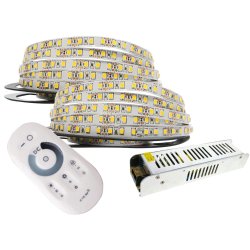 ZESTAW taśma LED 2835 IP20 10M Biała ZIMNA DOTYK