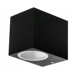Lampa elewacyjna Kinkiet Ogrodowy 1x GU10 CZARNY K