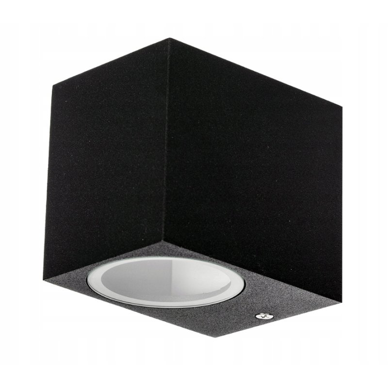 Lampa elewacyjna Kinkiet Ogrodowy 1x GU10 CZARNY K