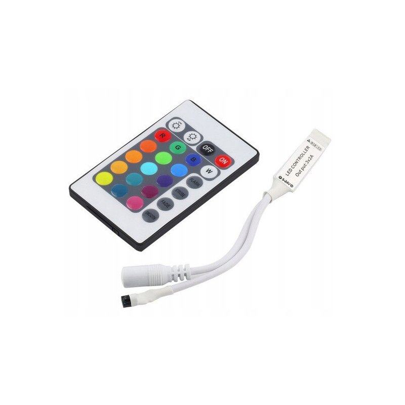 Taśma LED ZESTAW 150RGB 10m 5050 pilot 24 zasilacz