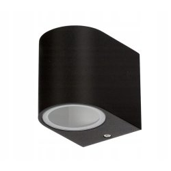 Lampa elewacyjna Kinkiet Ogrodowy 1x GU10 CZARNY O