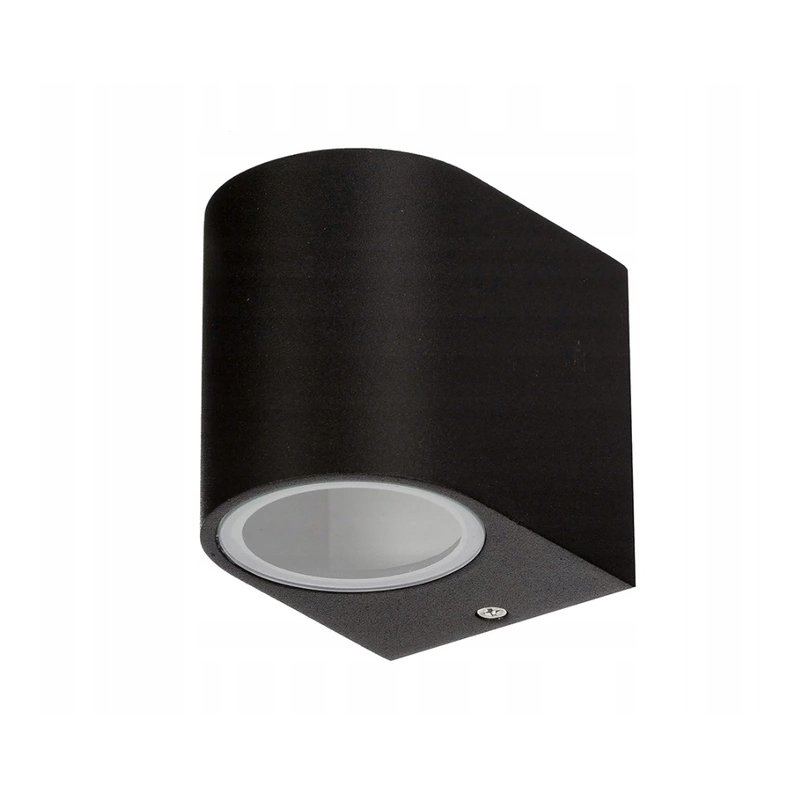 Lampa elewacyjna Kinkiet Ogrodowy 1x GU10 CZARNY O