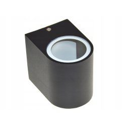 Lampa elewacyjna Kinkiet Ogrodowy 1x GU10 CZARNY O