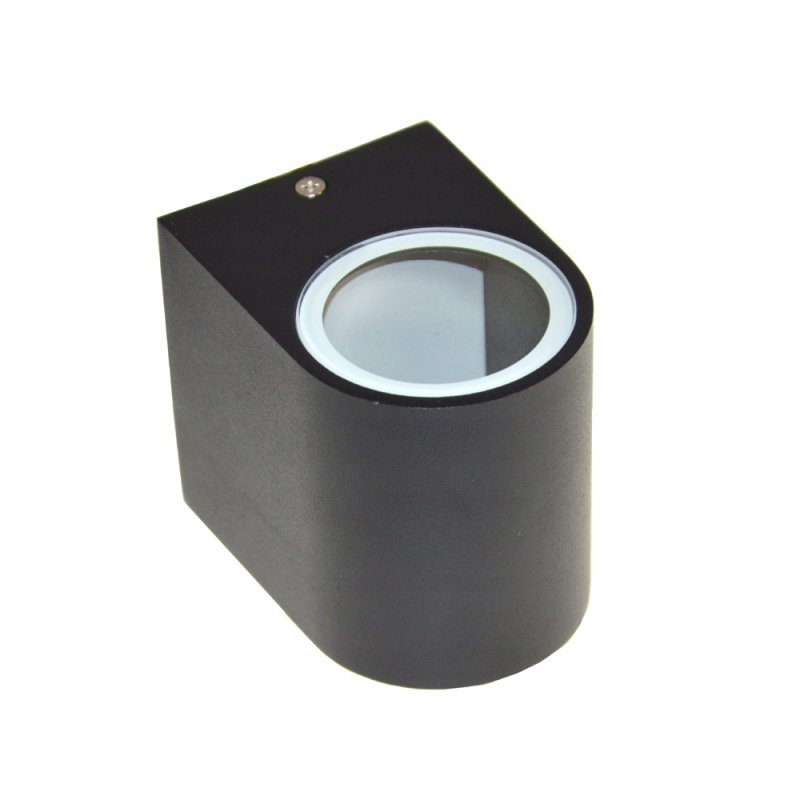 Lampa elewacyjna Kinkiet Ogrodowy 1x GU10 CZARNY O