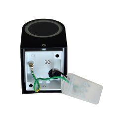 Lampa elewacyjna Kinkiet Ogrodowy 1x GU10 CZARNY O