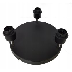 LAMPA PLAFON ŻYRANDOL LED regulowany KUBEK CZARNY