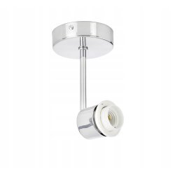 LAMPA KINKIET ścienny stały loft drut na E27 chrom