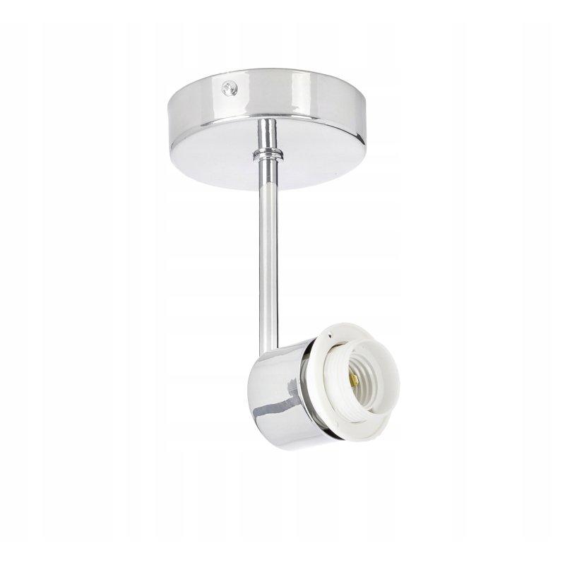LAMPA KINKIET ścienny stały loft drut na E27 chrom