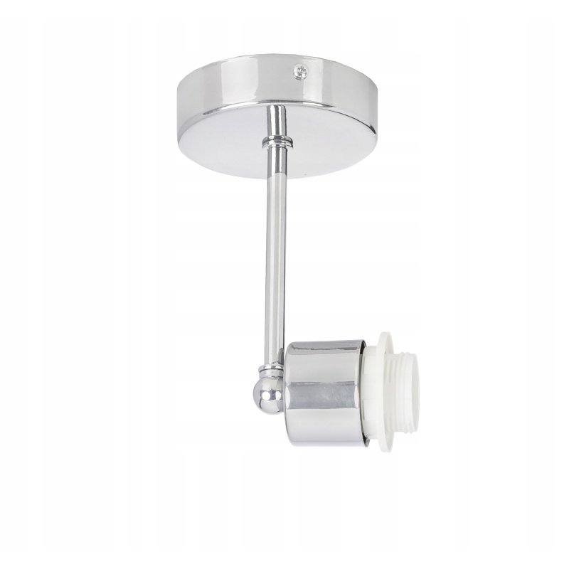 LAMPA KINKIET ścienny stały loft drut na E27 chrom