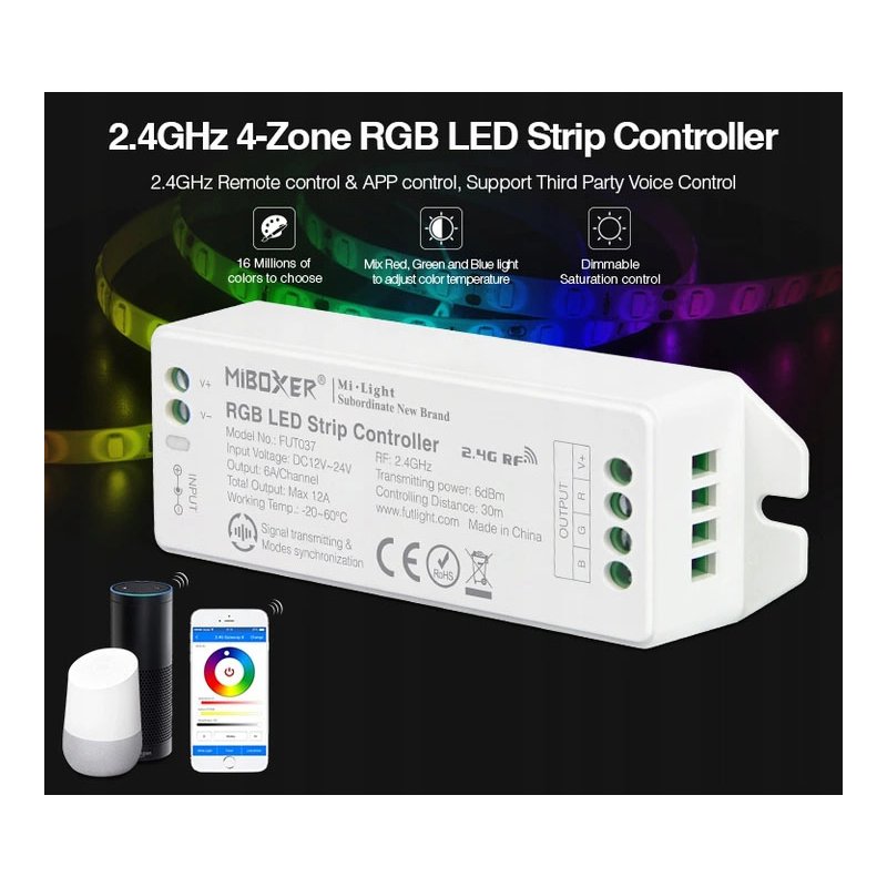 Sterownik Wi-Fi Milight FUT037m do Taśm LED RGB