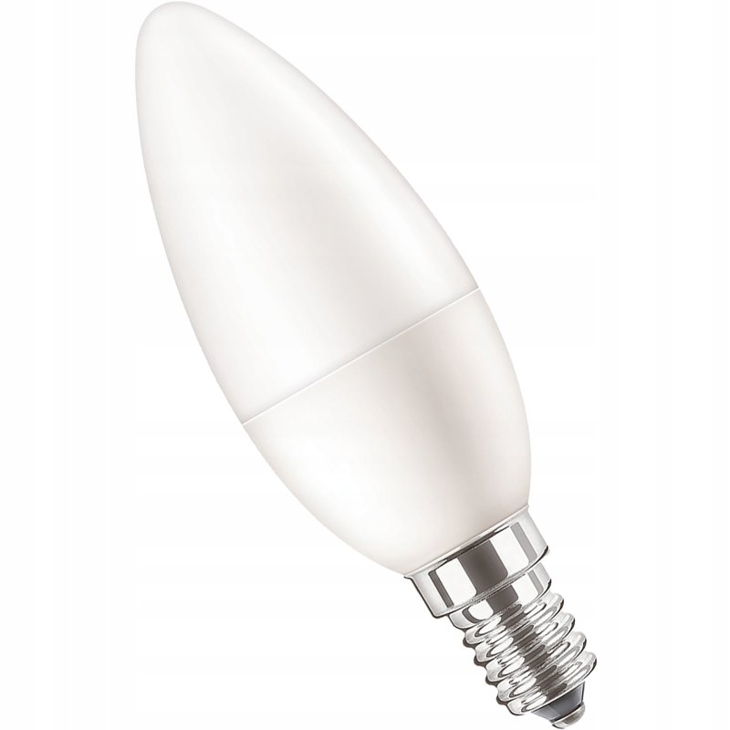 Żarówka LED E14 PHILIPS 5W  40W 470lm Barwa 2700K Świeczka Corepro Premium