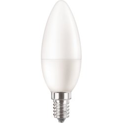 Żarówka LED E14 PHILIPS 5W  40W 470lm Barwa 2700K Świeczka Corepro Premium
