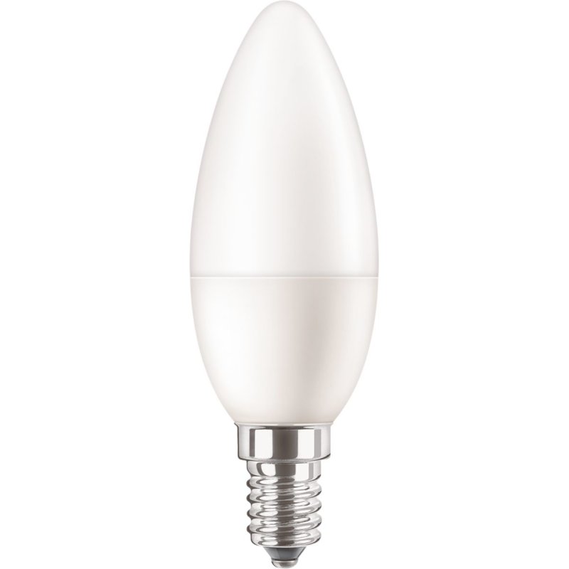 Żarówka LED E14 PHILIPS 5W  40W 470lm Barwa 2700K Świeczka Corepro Premium