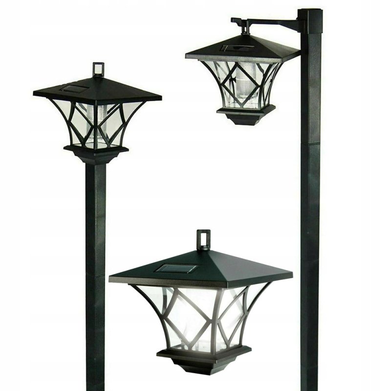 Lampka ogrodowa SOLARNA Latarnia wysoka 150cm LED