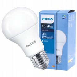 Żarówka LED E27 Philips CorePro 10 W  75 W 4000K biała neutralna