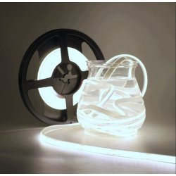 TAŚMA LED COB 1mb 230V 12W IP65 NEUTRALNA IP67 bez zasilacza Hivolt co 10cm