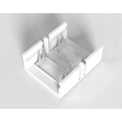 Złączka prosta ŁĄCZNIK hermetyczna IP67 do taśm LED COB 10mm 230V Hivolt