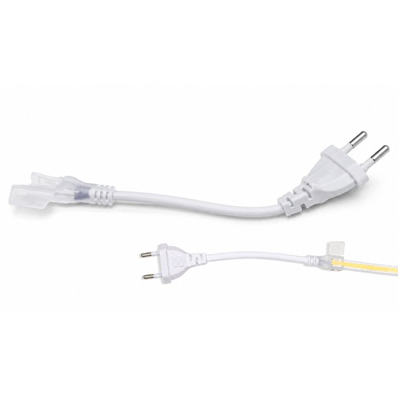 PRZYŁĄCZE Kabel zasilający PRZEWÓD do taśm LED COB NEON 230V Hivolt