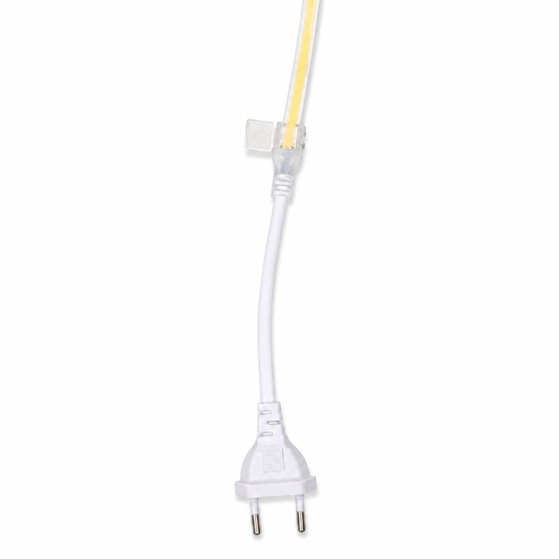 PRZYŁĄCZE Kabel zasilający PRZEWÓD do taśm LED COB NEON 230V Hivolt