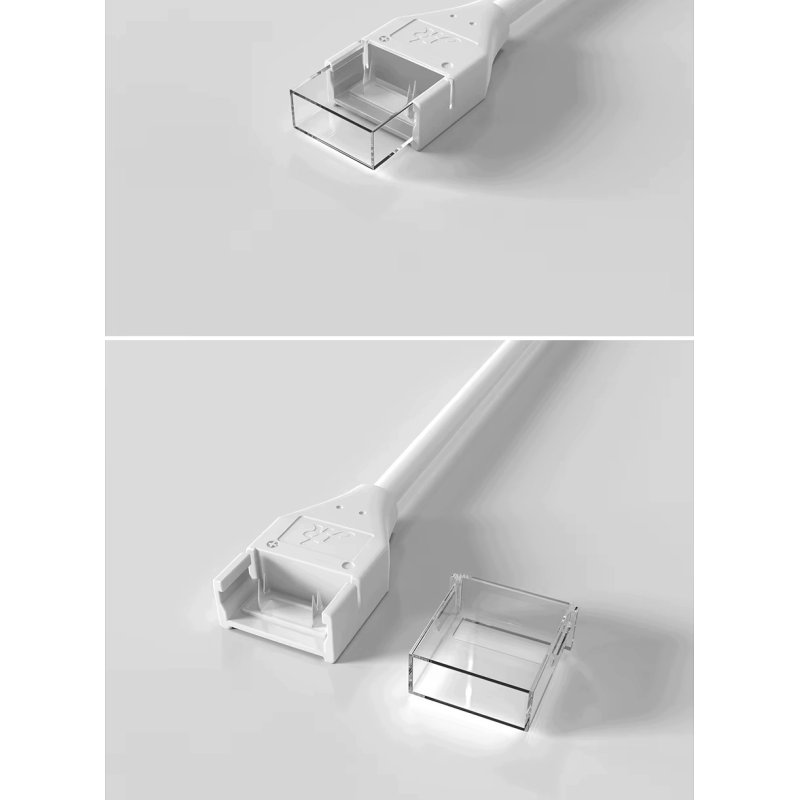 Złączka na kablu ŁĄCZNIK led-kab IP67 do taśm LED COB 10mm 230V Hivolt klik