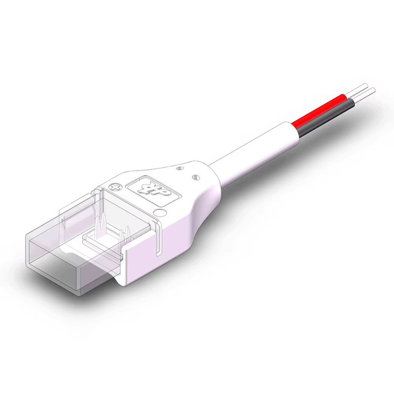 Złączka na kablu ŁĄCZNIK led-kab IP67 do taśm LED COB 10mm 230V Hivolt klik