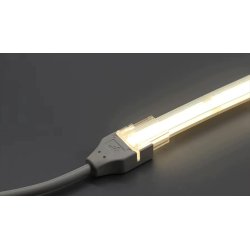 Złączka na kablu ŁĄCZNIK led-kab IP67 do taśm LED COB 10mm 230V Hivolt klik