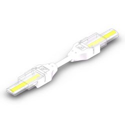 Złączka kątowa na kablu ŁĄCZNIK IP67 do taśm LED COB 10mm 230V Hivolt klik