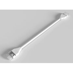 Złączka kątowa na kablu ŁĄCZNIK IP67 do taśm LED COB 10mm 230V Hivolt klik