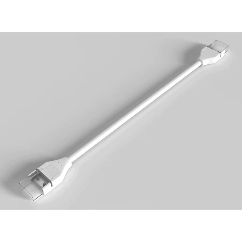 Złączka kątowa na kablu ŁĄCZNIK IP67 do taśm LED COB 10mm 230V Hivolt klik