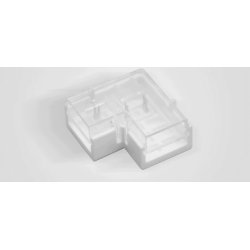 Złączka kątowa ŁĄCZNIK hermetyczna IP67 do taśm LED COB 10mm 230V Hivolt