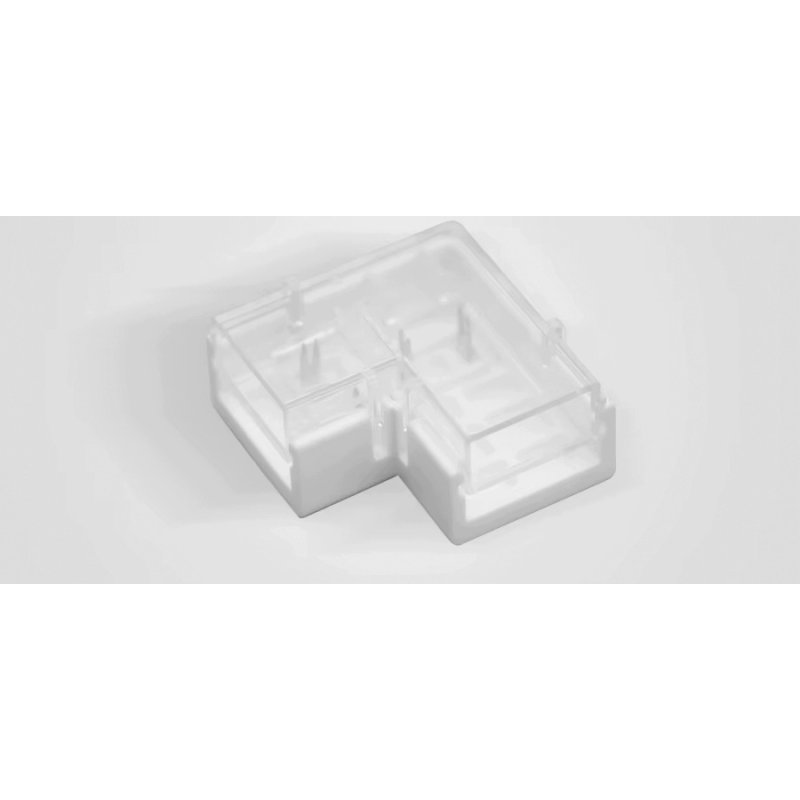 Złączka kątowa ŁĄCZNIK hermetyczna IP67 do taśm LED COB 10mm 230V Hivolt